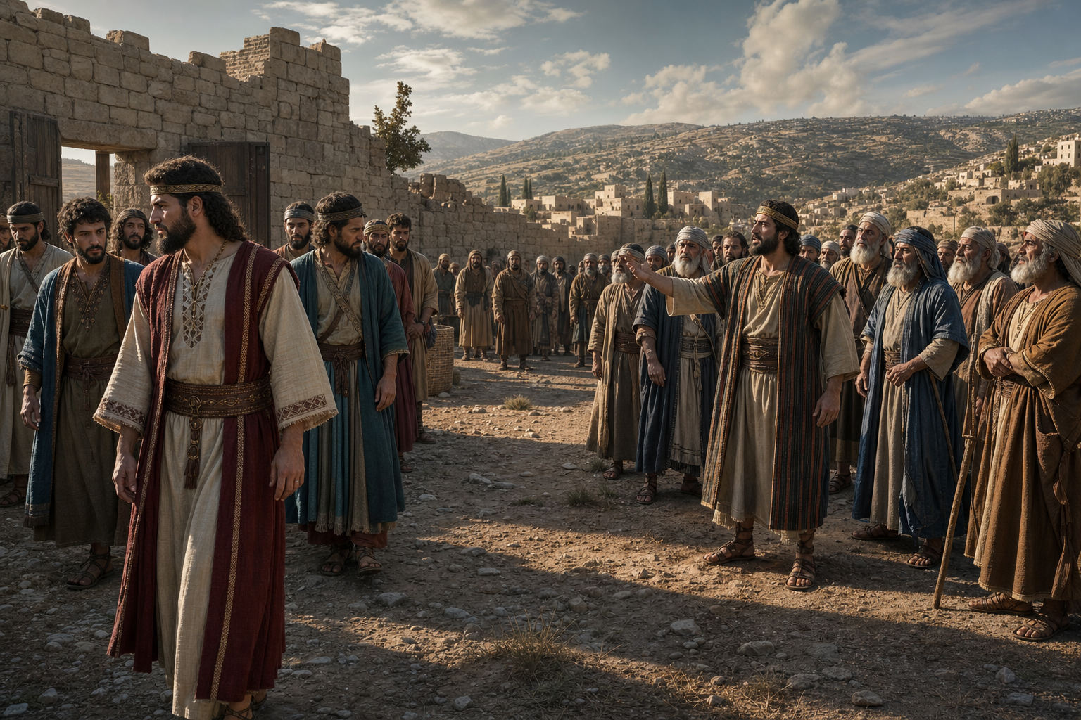 Divided kingdom scene